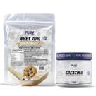 Kit Whey Protein 70% Concentrado 450g + Creatina 500g Pure