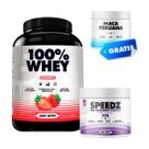 Kit Whey Protein 900g Pré Treino Sem Cafeína 300g Brinde Suplemento em Pó 300g Alta Proteína