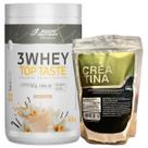 Kit Whey Protein Body Action 900g + Creatina 100% Pura 500g Kit Whey Protein Body Action 900g + Creatina 100% Pura 500g