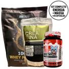Kit Whey Protein + Creatina Monohidratada 500g + Dimethylex