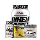 Kit Whey Protein Gourmet Pote + Creatina 300g + BCAA 100 cáps - FN Forbis Nutrition Kit Whey Protein Gourmet Pote + Creatina 300g + BCAA 100 cáps - FN Forbis Nutrition