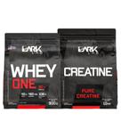 Kit Whey Protein One 900g + Creatina Pura 100% Refil 1kg Dark Lab