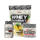 Kit Whey Protein Refil + Creatina 300g + BCAA 100 cáps Gourmet - FN Forbis Nutrition Kit Whey Protein Refil + Creatina 300g + BCAA 100 cáps Gourmet - FN Forbis Nutrition