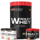 Kit Whey Protein Waxy Whey 900g 2x BCAA 100g 2x Power Creatina 100g Bodybuilders Kit Whey Protein Waxy Whey 900g 2x BCAA 100g 2x Power Creatina 100g Bodybuilders