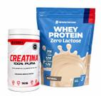Kit whey protein zero lactose 900g creatina monohidratada 1kg ct form Kit whey protein zero lactose 900g creatina monohidratada 1kg ct form