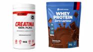 Kit whey protein zero lactose creatina 1kg Kit whey protein zero lactose creatina 1kg