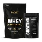 Kit Whey Space Rocket e Creatina Academia Hipertrofia Massa Muscular Kit Whey Space Rocket e Creatina Academia Hipertrofia Massa Muscular