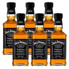 Kit Whisky Jack Daniels 200ml 6 un Garrafas