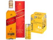 Kit Whisky Johnnie Walker Red Label Escocês