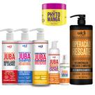 Kit Widi Care Encaracolando, Shampoo, Condicionador, Mousse, Blend, Máscara PhytoManga e Operação Resgate 1kg