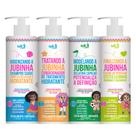 Kit Widi Care Infantil Jubinha Shampoo, Condicionador, Creme de Pentear Levinho, Gelatina
