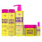 Kit Widi PhytoManga Curvas Shampoo, Condicionador, Ativador Pesado, Máscara e Reparador de Pontas