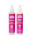 Kit Wike Make Hidratante Corporal e Body Splash Rosa Mosqueta 300ml