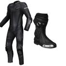 Kit X11 Macacão Apex 1 Peça Preto Bota Race Pro