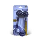 Kit x3 Cortadores Formato Osso Para Biscoitos, Bolachas PET
