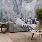 Kit Xale com Almofadas Grécia Jacquard Dupla Face 5 Peças