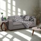 Kit Xale com Almofadas Grécia Jacquard Dupla Face 5 Peças