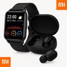 KIT Xiaomi, Relógio Smartwatch Haylou Watch 2 Pro Bluetooth 5.3 Tela De 1,85 Global e Fone RedmiAirDots 2 Bluetooh ORIGINAL