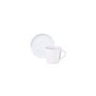 Kit Xícara e Pires de Chá Tramontina Leonora em Porcelana 185 ml 12 Peças