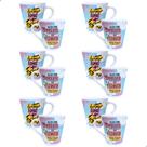 Kit Xícara louça dia das mulheres Porcelana Armário Cozinha - Chá/Café, Presentes e Decoração
