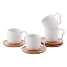 Kit Xícaras de Café Oásis (4 Peças - 90 ml) Branca