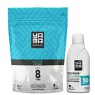 Kit Yamá Pó Descolorante Active 300g e Água Oxigenada 30vol 100ml