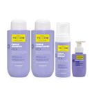Kit Yellow Purple Silver - Shampoo & Condicionador 500ml + Leave-In Mousse 160ml + Pure Sérum 100ml