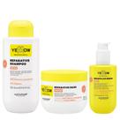 Kit Yellow Repair Tratamento Reparador - Shampoo 500ml + Máscara 300ml + Sérum Capilar 150ml Kit Yellow Repair Tratamento Reparador - Shampoo 500ml + Máscara 300ml + Sérum Capilar 150ml