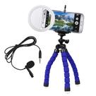 Kit Youtuber Celular Microfone -Ring Light - Tripé ( 03 produtos)