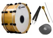 Kit Zabumba 20x18 Madeira Afin Dupla Luen E Acessorios