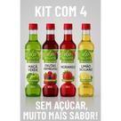 Kit Zero 4 Dilute Morango, Frutas Vermelhas, Limão Siciliano, Maça Verde