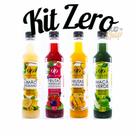 Kit Zero Dilute Frutas Tropicais/Vermelhas Limão Maça Verde