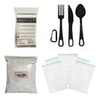 Kit Zip Lock + Cal Virgem + Talher + Manta Aluminizada