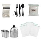 Kit Zip Lock + Cal Virgem + Talher + Manta + Cantil