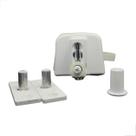 Kit02 - Instalação Janela Pivotante Metal Branco Kit02 - Instalação Janela Pivotante Metal Branco