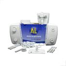 KIT07 AL Basculante Grande Janela Vidro Alvenaria - Branco