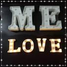 Kit10 Letra Letras 3d Led Luminaria Decoracao Mensagem Tema Kit10 Letra Letras 3d Led Luminaria Decoracao Mensagem Tema