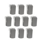 Kit10 Modulo Interruptor Simples Alumínio Miluz Sch S3B72012