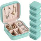 Kit10 Porta Jóias Portátil Viagem Estojo Colar Brinco Relógio Bijuteria Personalizável