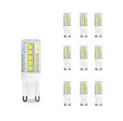Kit12 Lâmpada Led Halopim G9 3w Lustres E Pendentes Bivolt - BRANCO FRIO