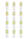 Kit12 Lâmpada Led Halopim G9 5w Lustres E Pendentes Bivolt - BRANCO FRIO