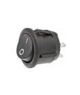 kit2 Chave interruptor kcd1101 redonda preta on off