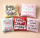 Kit2 com 5 almofadas Dia das Mães p cesta de café 20x20cm