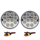 KIT2 Lanterna Traseira Ônibus Caminhão 96mm 10 Led CR Conect