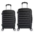 Kit2 Mala de Viagem Bordo 10kg Padrão ANAC P+ e Média Em ABS