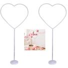 Kit2 Suporte Balão Base Bexiga Coração Armação Decoração