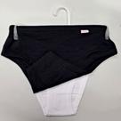 Kit202v1gd-kit calça ad cava alta c/ viés 2 pcs 92 alg 8 elast cores preto e branco Kit202v1gd-kit calça ad cava alta c/ viés 2 pcs 92 alg 8 elast cores preto e branco