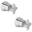 Kit2pcs-Acabamento Registro Decabase Max 4900.c34.pq