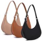 Kit3 Bolsas Via Livre Meia Lua Feminina Lisa Kit3 Bolsas Via Livre Meia Lua Feminina Lisa
