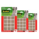 Kit3 Feltro Adesivo Cadeira Sofá Quadrado Scotch 3m 25mm 12u Kit3 Feltro Adesivo Cadeira Sofá Quadrado Scotch 3m 25mm 12u